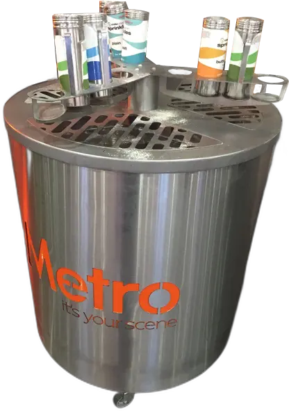 Nu Metro condiment trolley